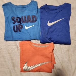 Nike t-shirt bundle boys size L